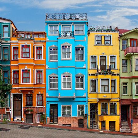 Istanbul Old City Colorful Houses Balat Petrion Hotel Extérieur photo
